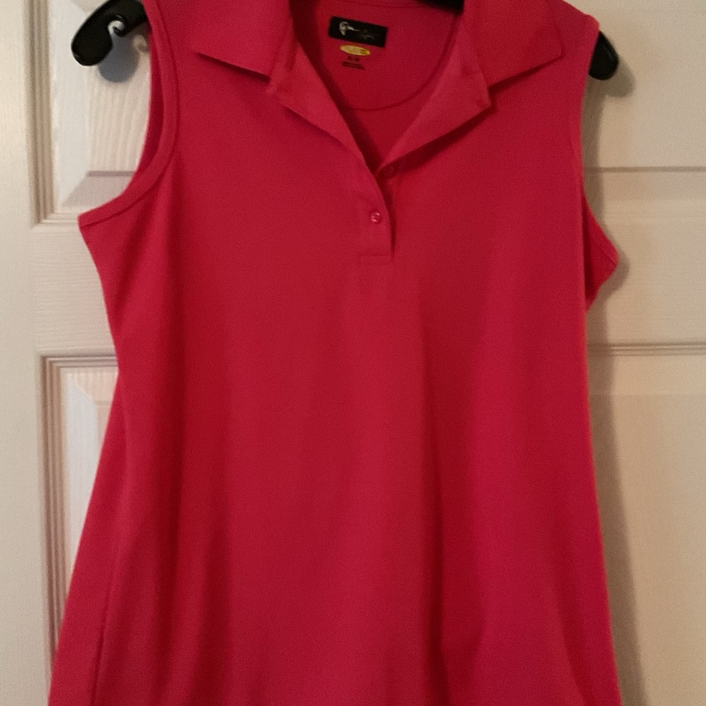 Greg Norman Collection Vibrant Pink Sleeveless Top